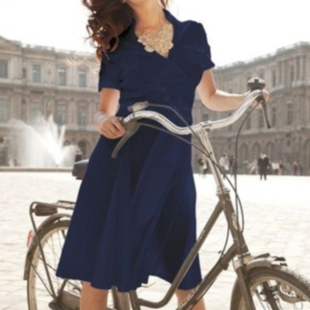 🍎Shabby Apple Navy Midi Dress🍏